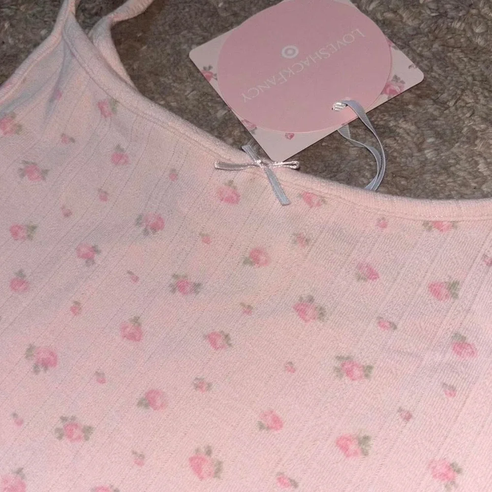 Pink floral lounge / matching pj set from Loveshackfancy in youth XXL